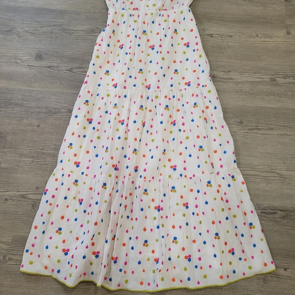 Vilagallo Women's Cotton Polka Dot Maxi Dress Size 36 - Picture 6 of 16